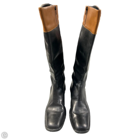 Boots Mid-calf Flats By Ann Taylor In Black, Size: 9.5