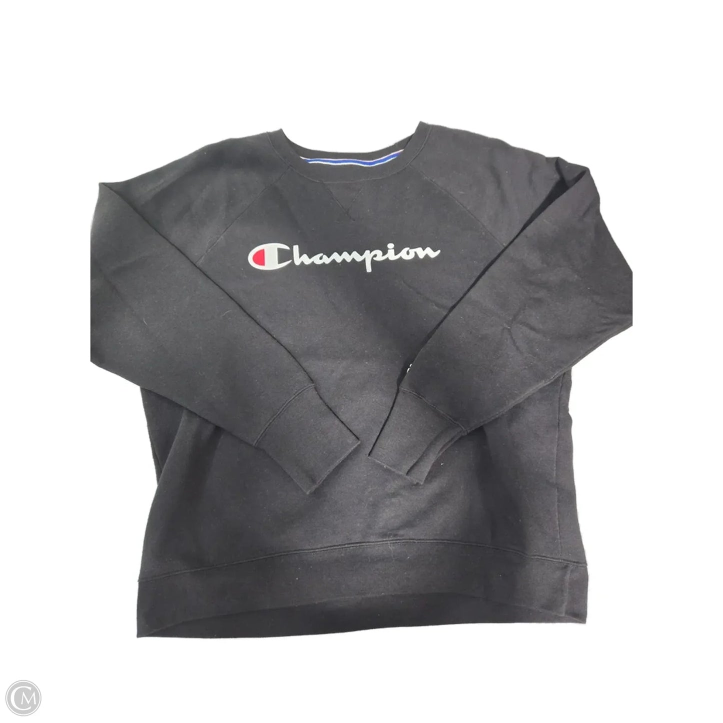 Sweatshirt Crewneck By Champion In Black, Size: Xl