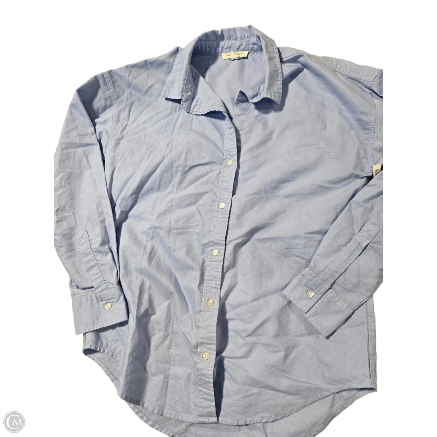 Top Long Sleeve Basic By Beachlunchlounge In Blue, Size: S