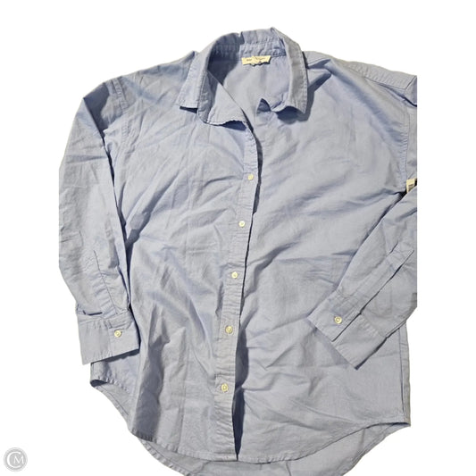 Top Long Sleeve Basic By Beachlunchlounge In Blue, Size: S