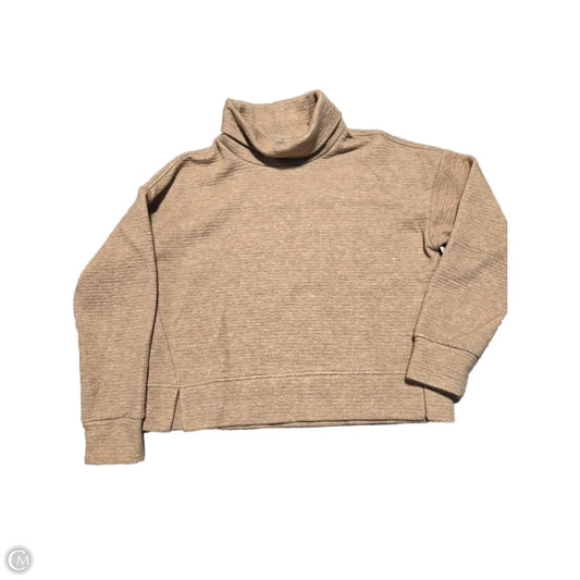 Top Long Sleeve Basic By Calia In Tan, Size: M