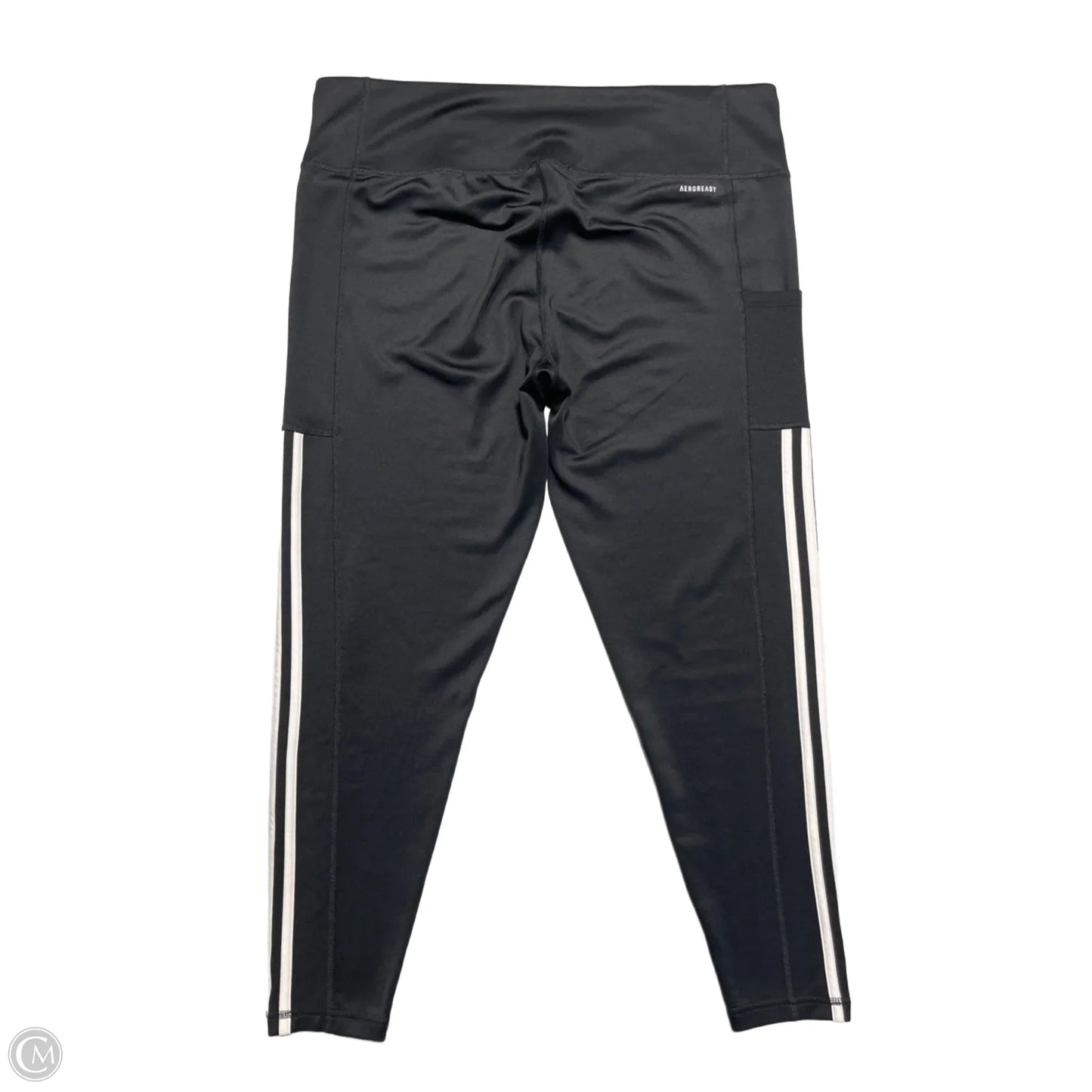 Athletic Capris By Adidas In Black, Size: Xxl