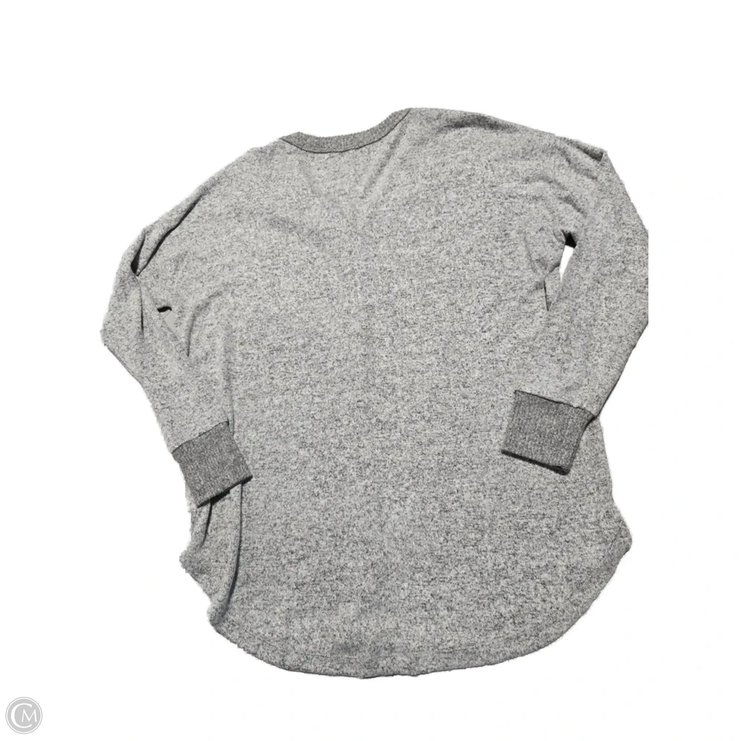 Top Long Sleeve Basic By Staccato In Grey, Size: M