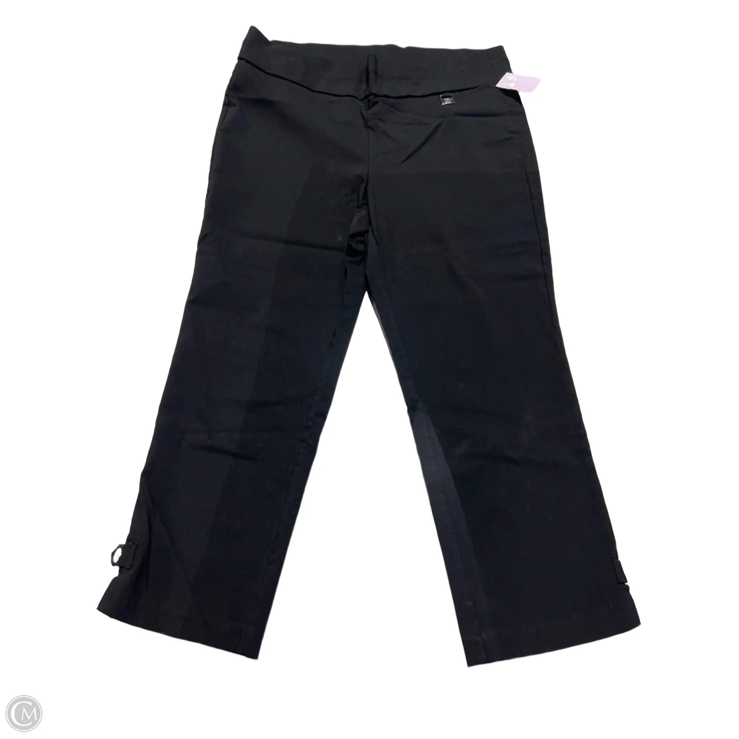 Capris By Rafaella In Black, Size: 14