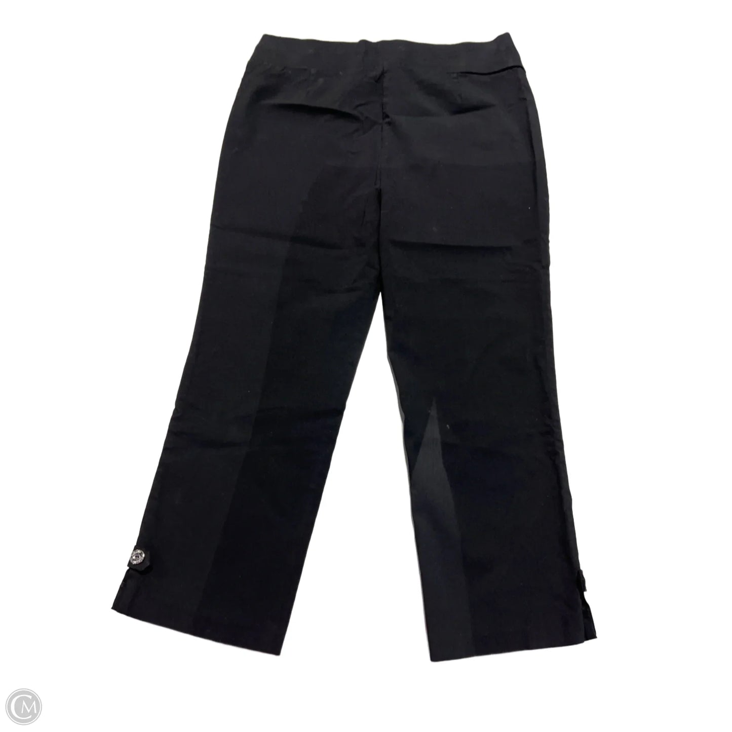 Capris By Rafaella In Black, Size: 14