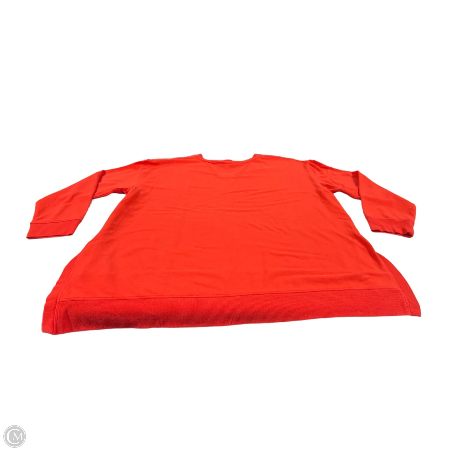 Top Long Sleeve By Chicos In Red, Size: Xxl