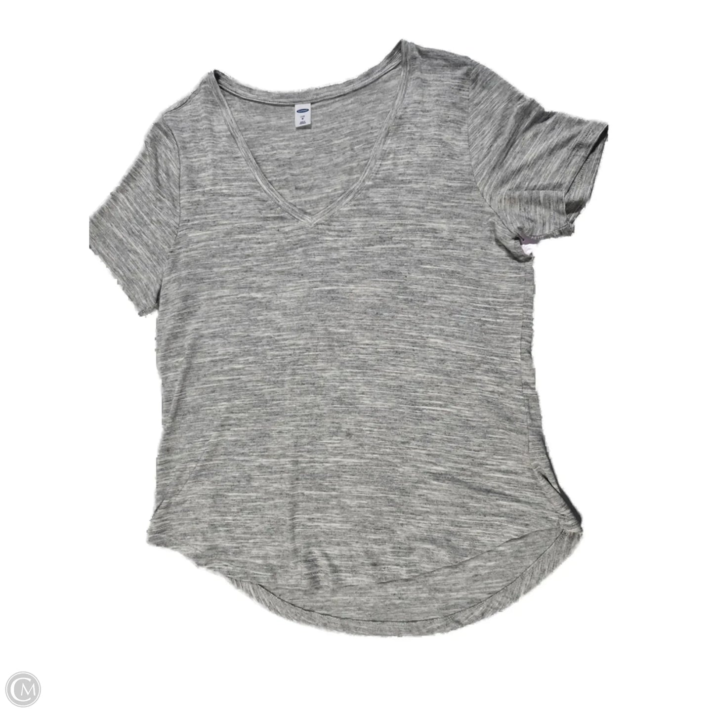 Top Short Sleeve By Old Navy In Grey, Size: M