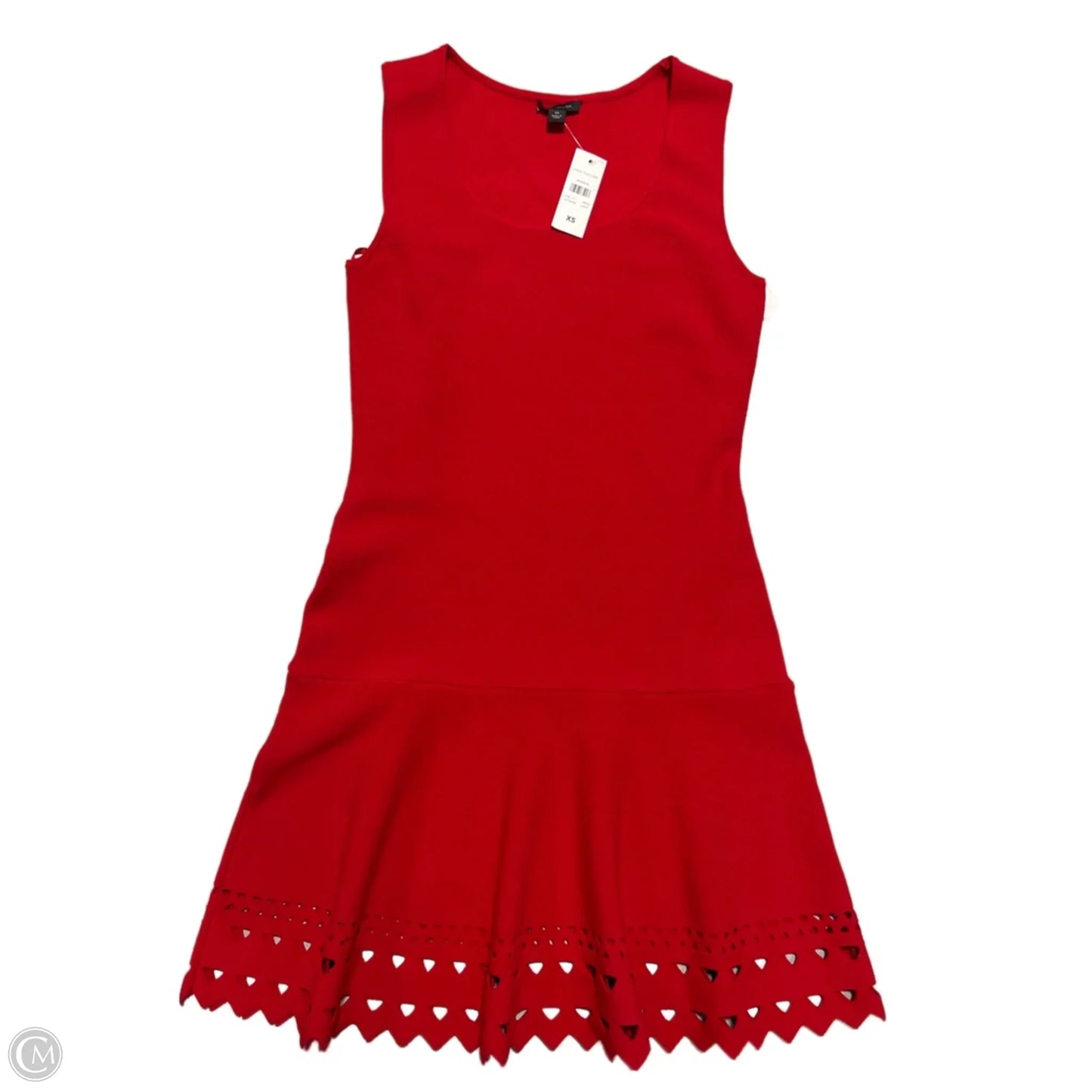 Dress Casual Short By Ann Taylor In Red, Size: Xs