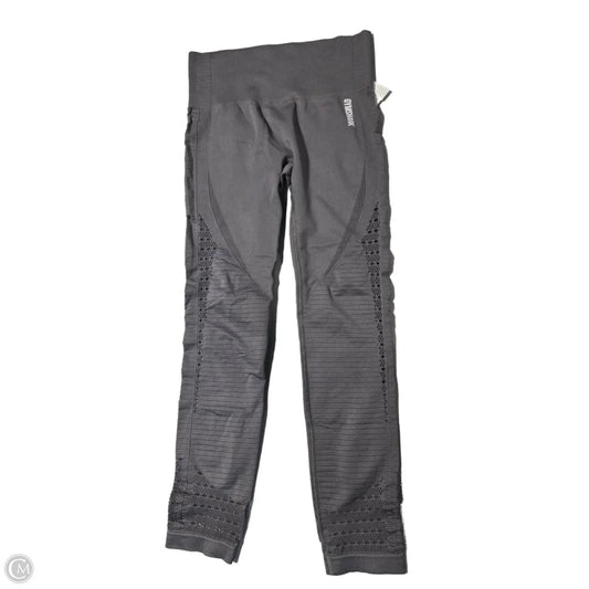 Athletic Leggings By Gym Shark In Grey, Size: M