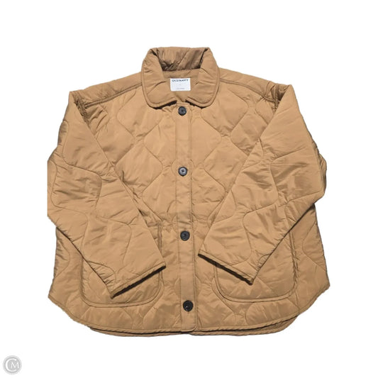 Jacket Puffer & Quilted By Old Navy In Tan, Size: L