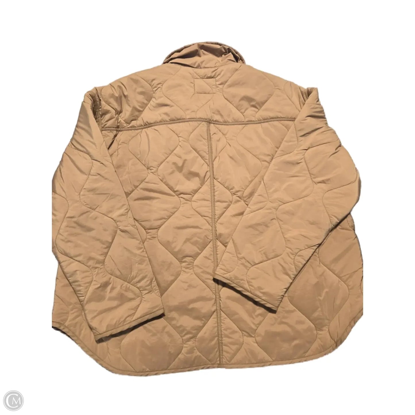 Jacket Puffer & Quilted By Old Navy In Tan, Size: L