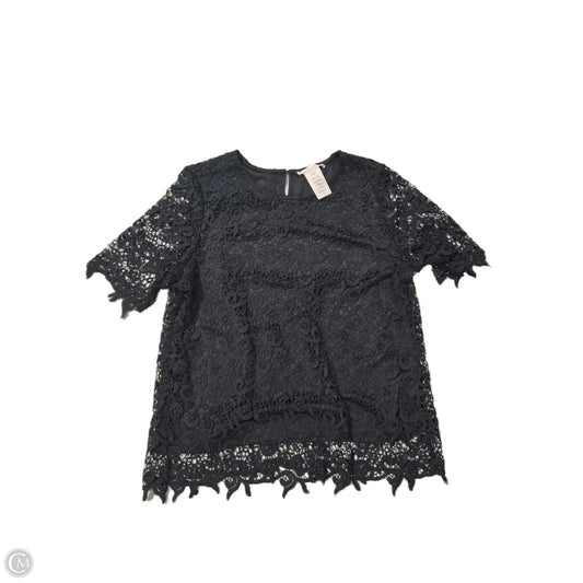 Top Short Sleeve By Philosophy In Black, Size: Xl