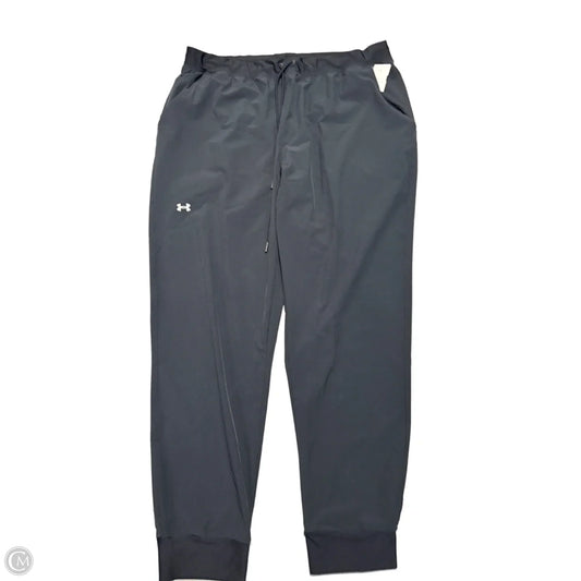 Athletic Pants By Under Armour In Black, Size: Xl