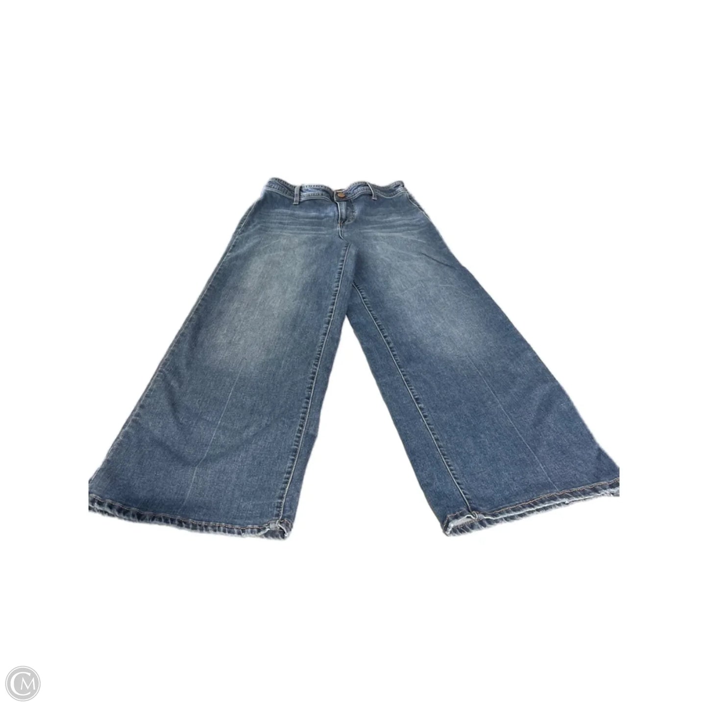 Jeans Flared By 1822 Denim In Blue Denim, Size: 10