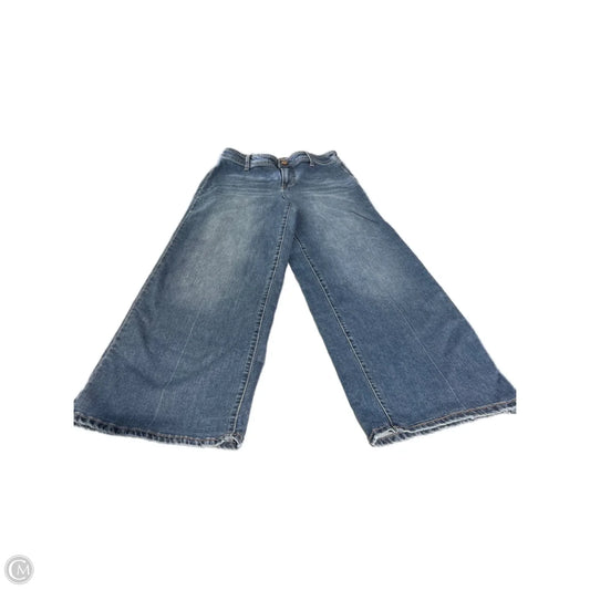 Jeans Flared By 1822 Denim In Blue Denim, Size: 10