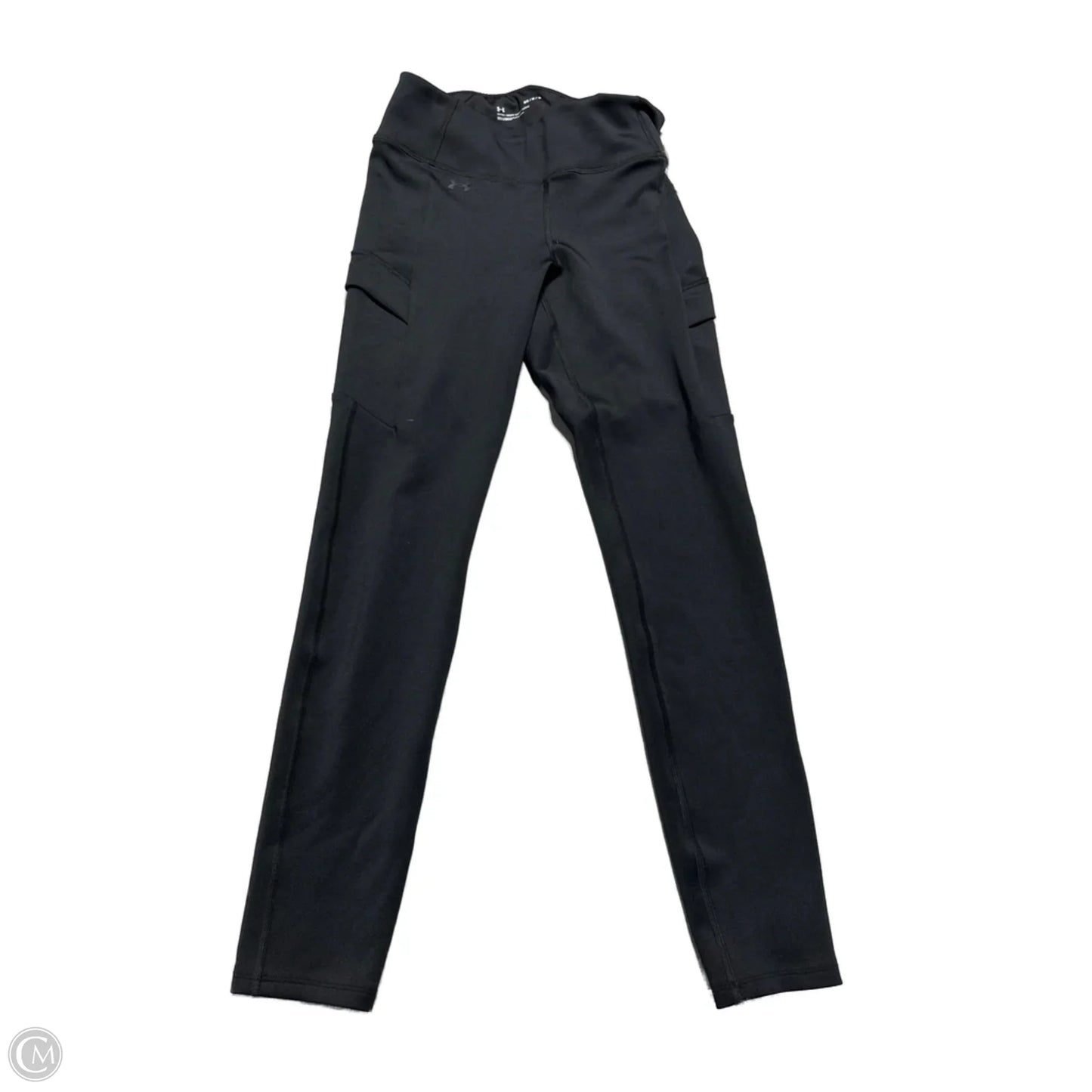Athletic Leggings By Under Armour In Black, Size: M
