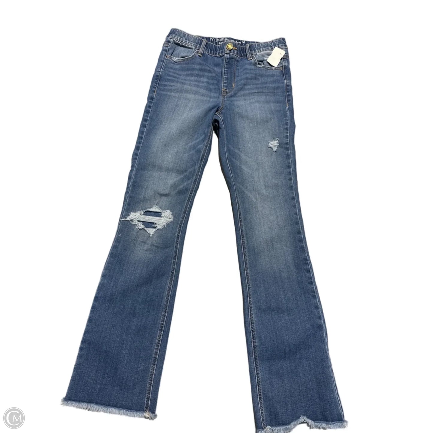 Jeans Flared By Maurices In Blue Denim, Size: 4