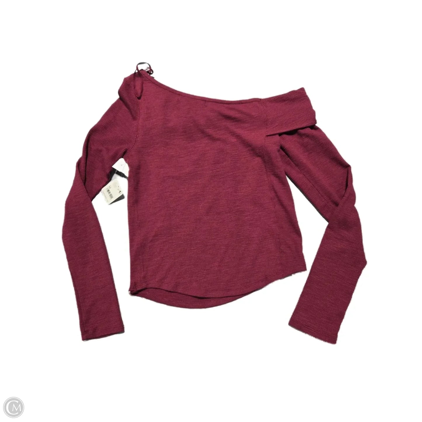 Top Long Sleeve By We The Free In Maroon, Size: M