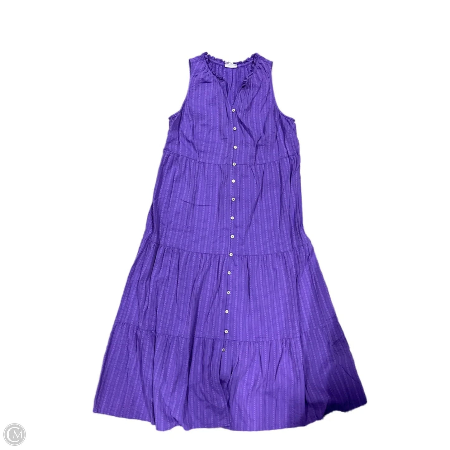 Dress Casual Midi By J. Jill In Purple, Size: M