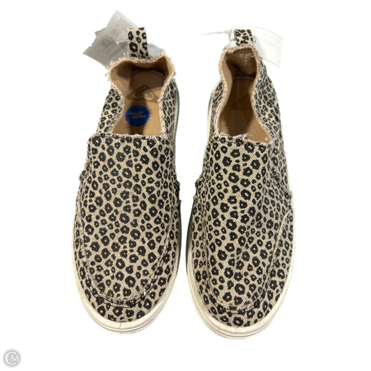 Shoes Flats By Roxy In Animal Print, Size: 8.5