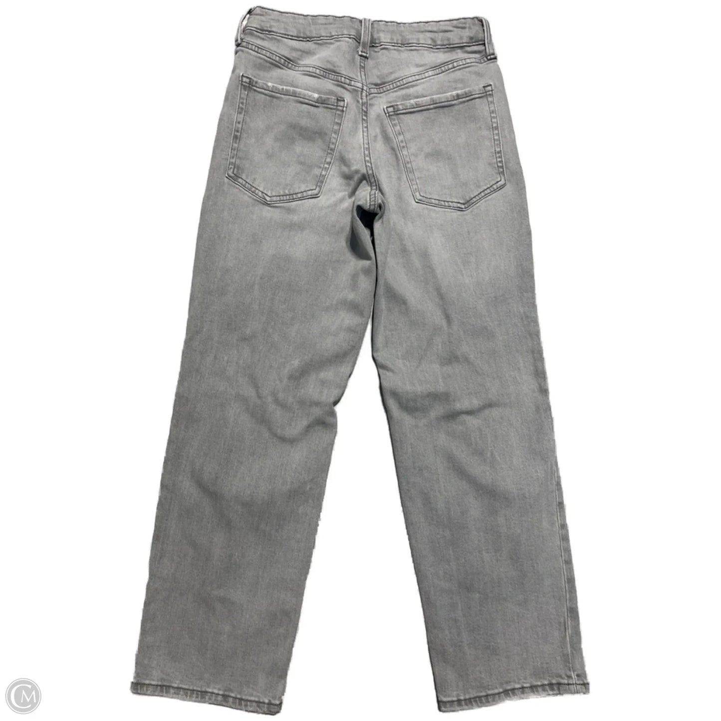 Jeans Straight By Old Navy In Grey Denim, Size: 4p