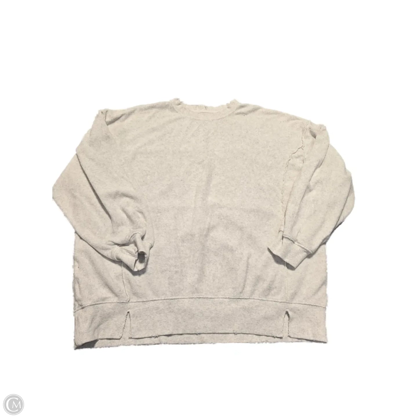 Top Long Sleeve By Aerie In White, Size: M