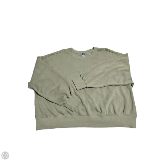 Top Long Sleeve By Old Navy In Green, Size: 2x
