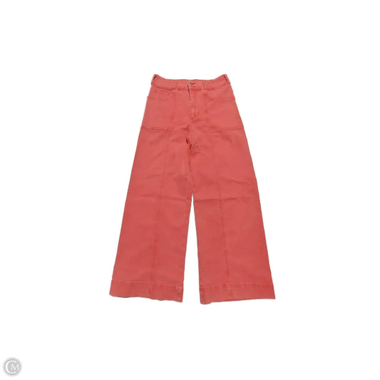 Jeans Wide Leg By Pilcro In Red Denim, Size: 6