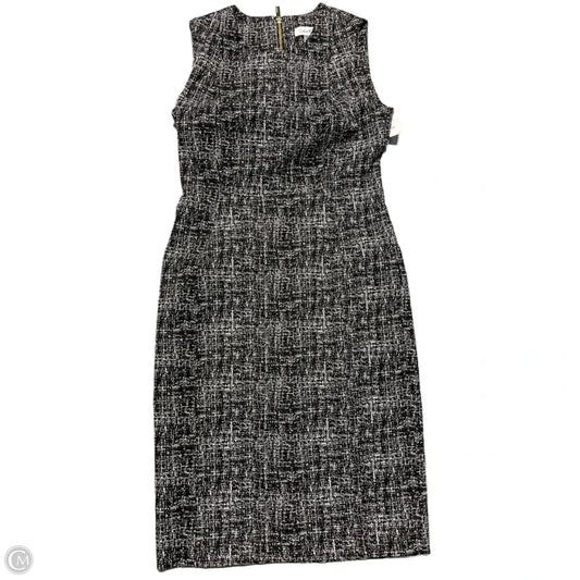 Dress Party Short By Calvin Klein In Black & White, Size: M