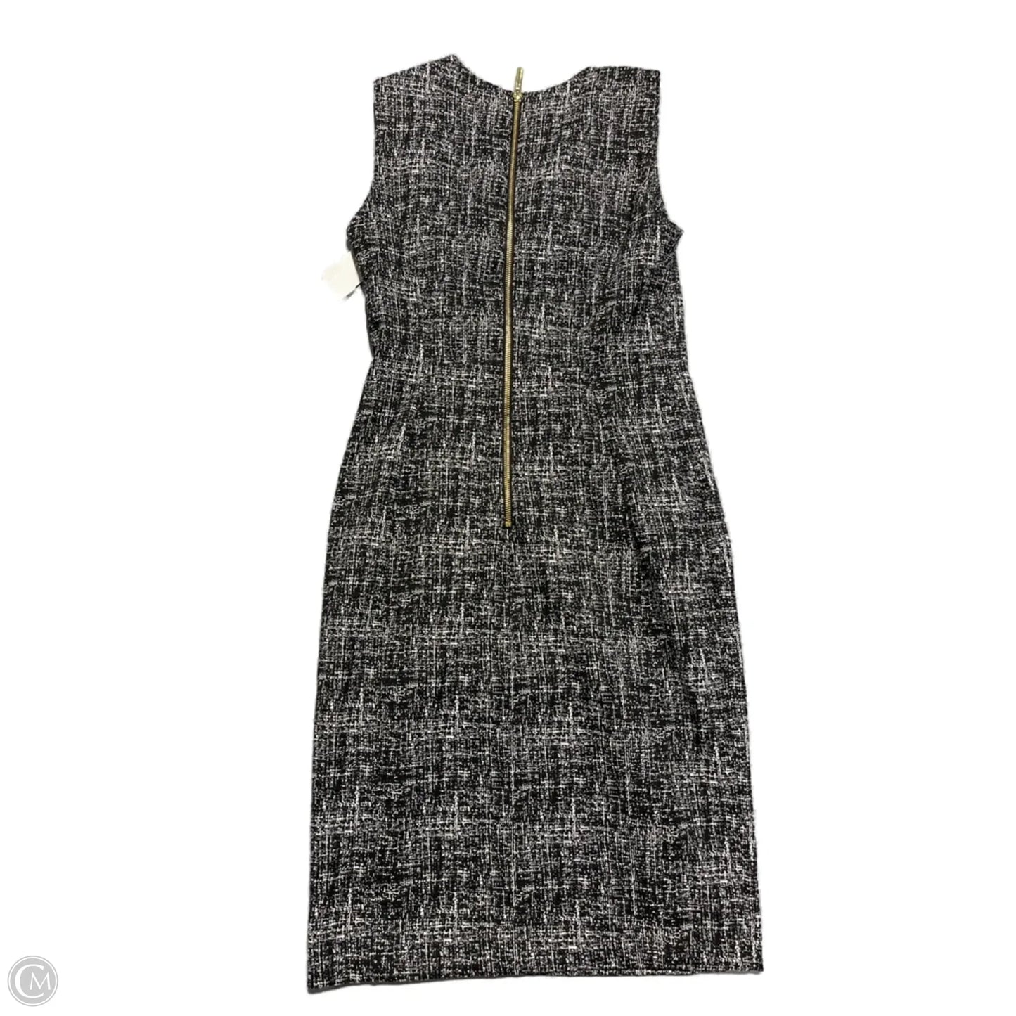 Dress Party Short By Calvin Klein In Black & White, Size: M