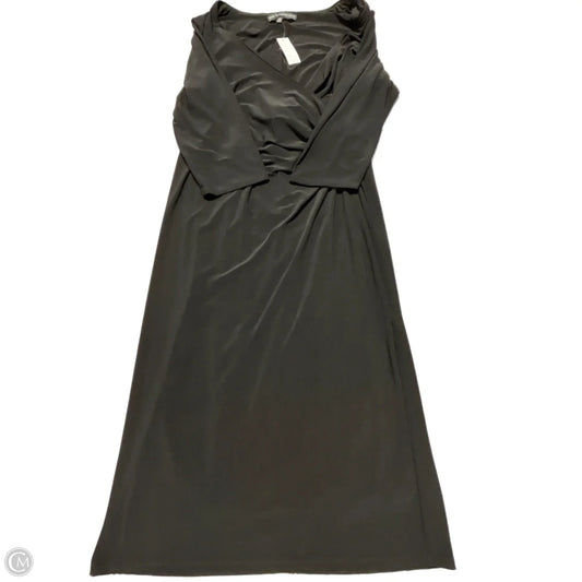 Dress Party Midi By White House Black Market In Black, Size: Xl