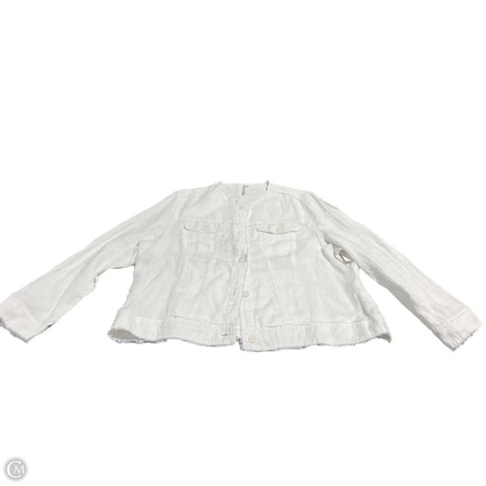 Top Long Sleeve By Lulu B In White, Size: 1x