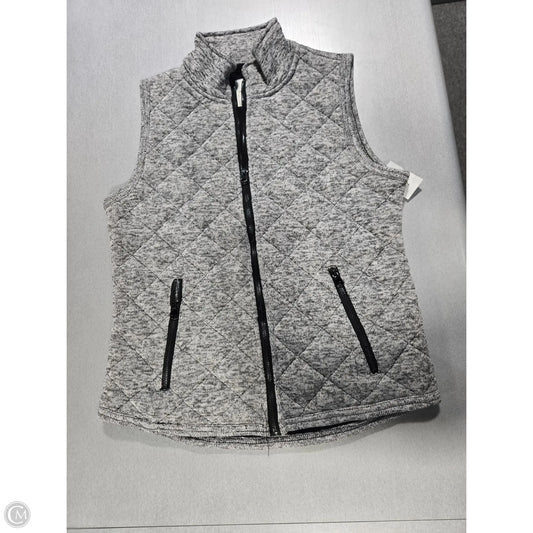 Vest Puffer & Quilted By Thread And Supply In Grey, Size: M