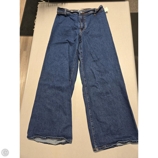 Jeans Wide Leg By Universal Thread In Blue Denim, Size: 8