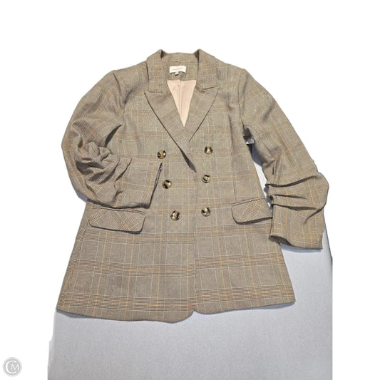 Blazer By Skies Are Blue In Plaid Pattern, Size: L