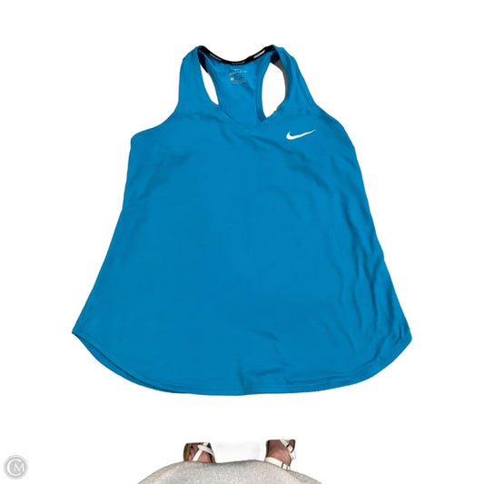 Athletic Tank Top By Nike In Blue, Size: M