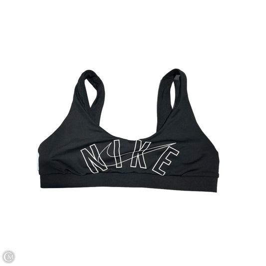 Athletic Bra By Nike In Black, Size: S