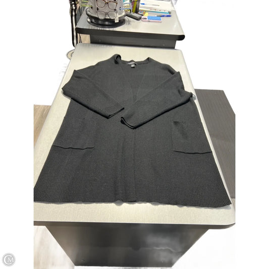 Cardigan By Dialogue Qvc In Black, Size: 3x