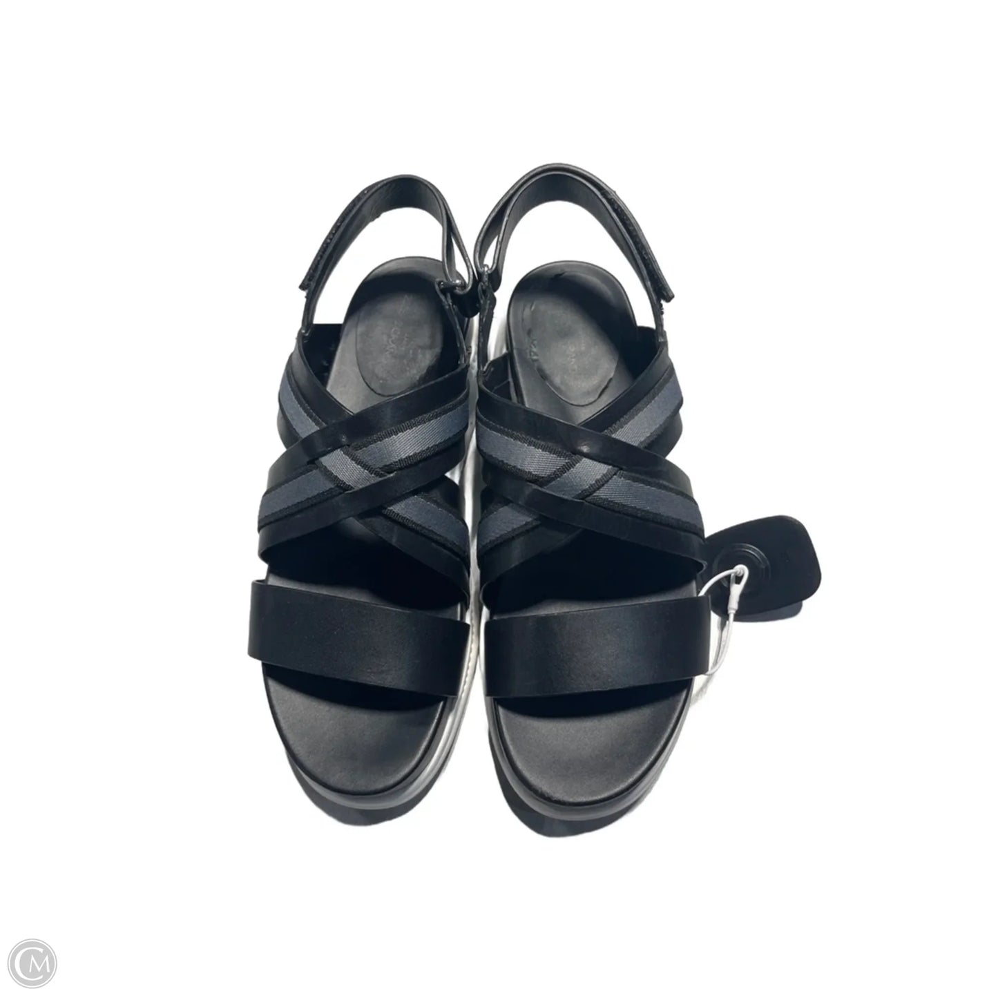 Sandals Flats By Cole-haan In Black & White, Size: 8.5