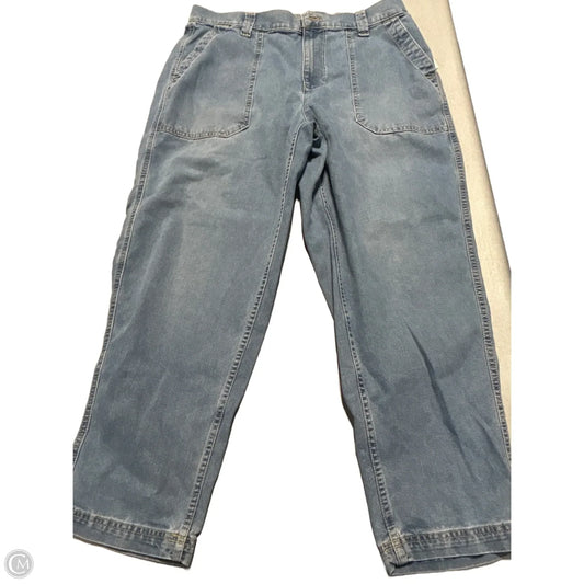 Jeans Straight By Old Navy In Blue Denim, Size: 10