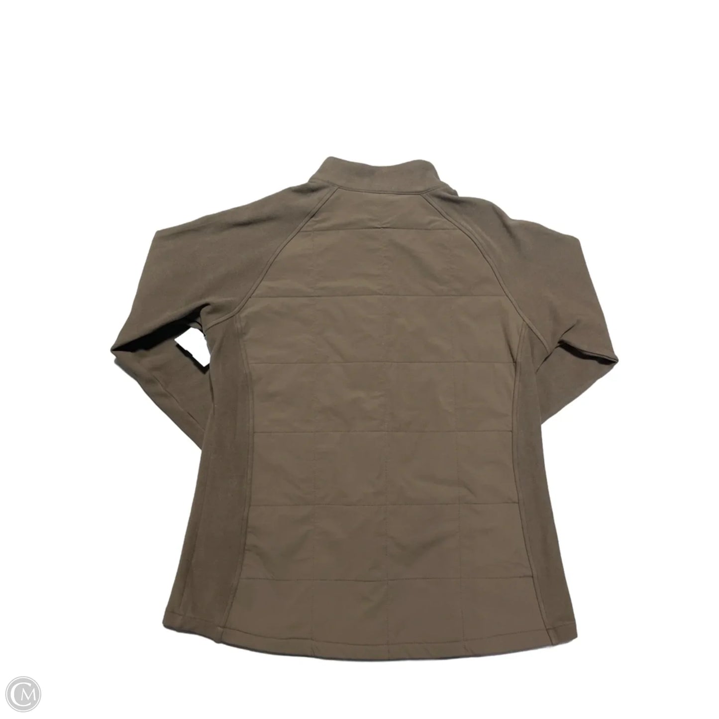 Jacket Fleece By Mono B In Brown, Size: L