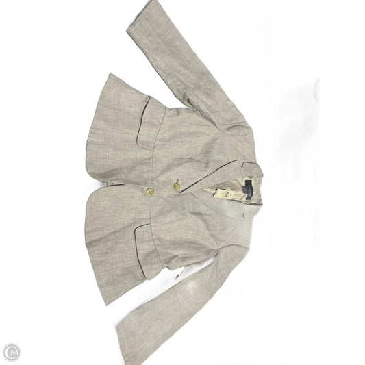 Blazer By Ann Taylor In Taupe, Size: M
