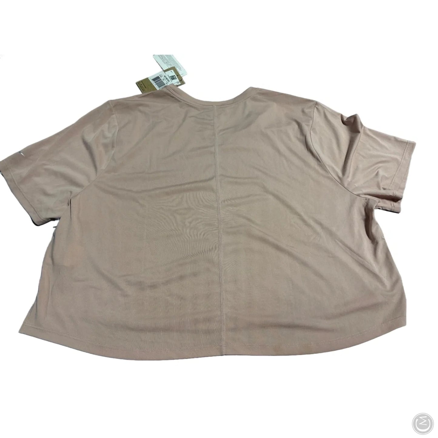 Top Short Sleeve By Nike In Peach, Size: 1x