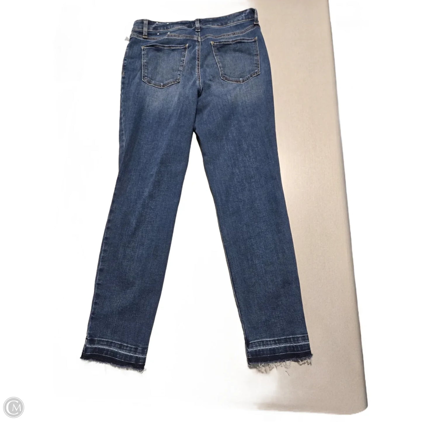 Jeans Straight By Talbots In Blue Denim, Size: 6