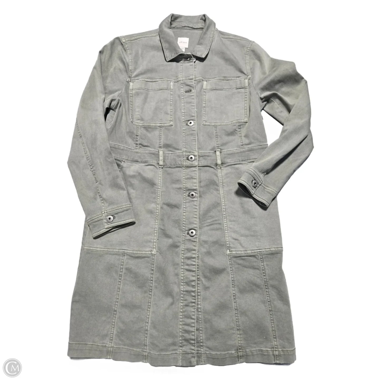 Dress Casual Short By J. Jill In Green Denim, Size: S