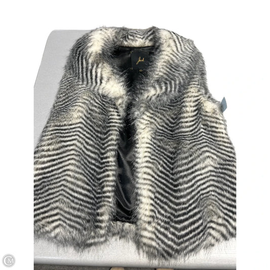 Vest Faux Fur & Sherpa By Jack In Animal Print, Size: M