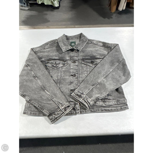 Jacket Denim By Wild Fable In Black Denim, Size: L