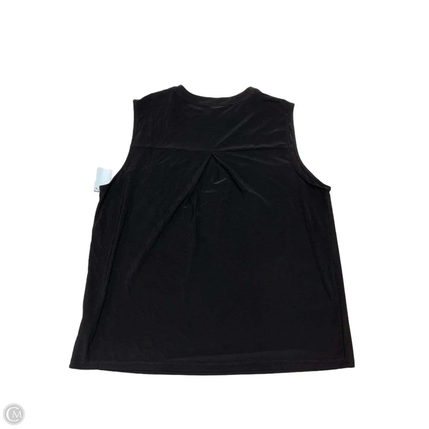 Top Sleeveless By Anne Klein In Black, Size: 1x