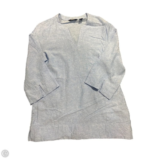 Top Long Sleeve Basic By Lands End In Blue, Size: S