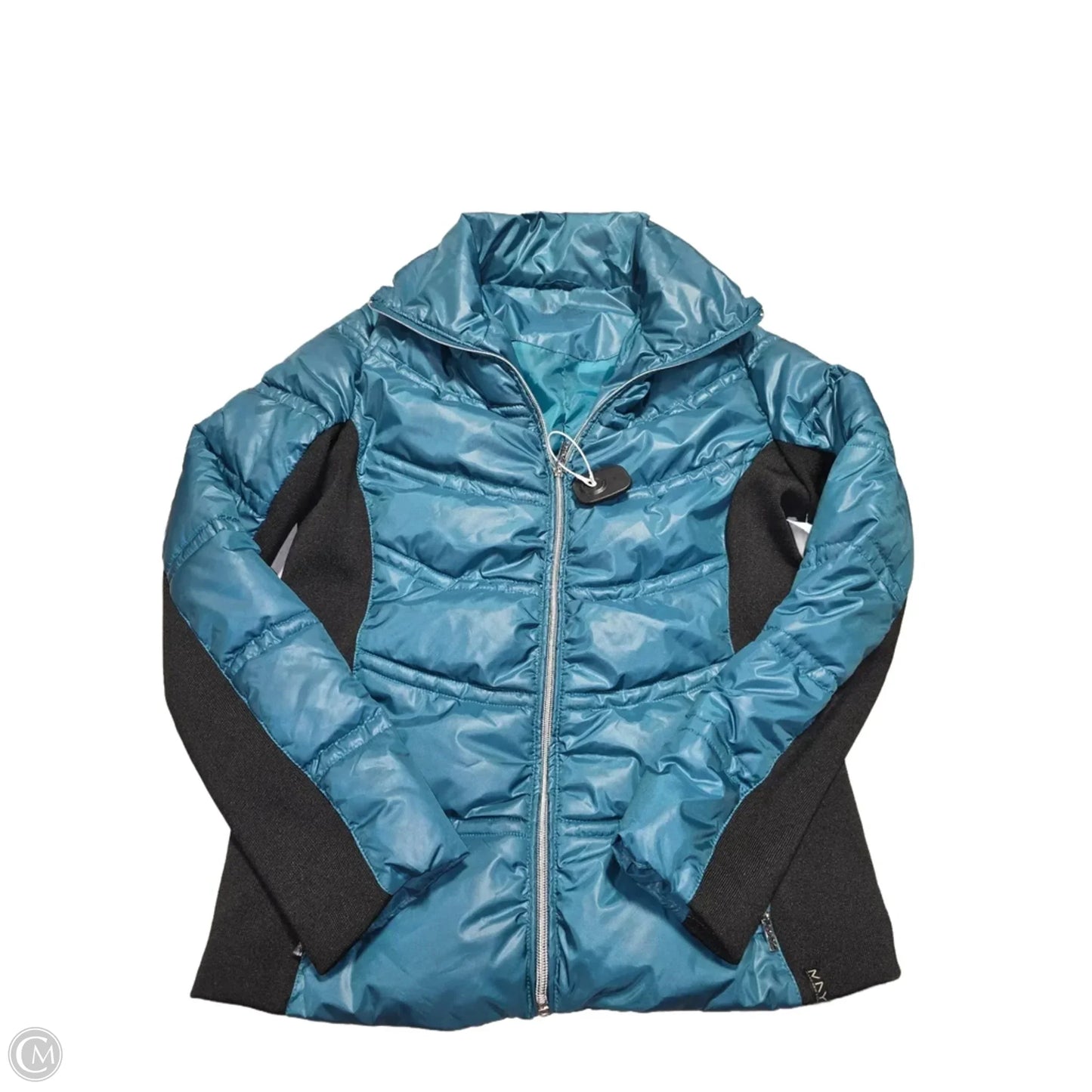 Coat Puffer & Quilted By Marc New York In Teal, Size: M
